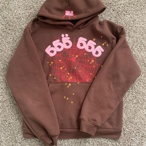 555 Brown Young Thug Sp5der Hoodie ‼️MESSAGE BEFORE BUYING‼️